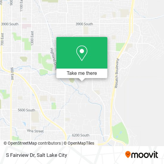 S Fairview Dr map
