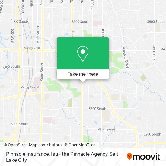 Pinnacle Insurance, Isu - the Pinnacle Agency map