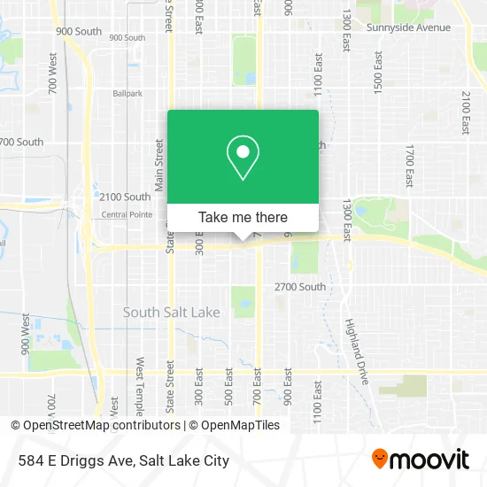 584 E Driggs Ave map