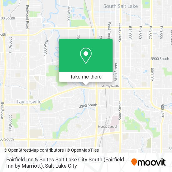 Mapa de Fairfield Inn & Suites Salt Lake City South (Fairfield Inn by Marriott)