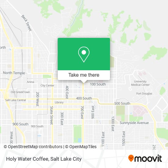 Holy Water Coffee map