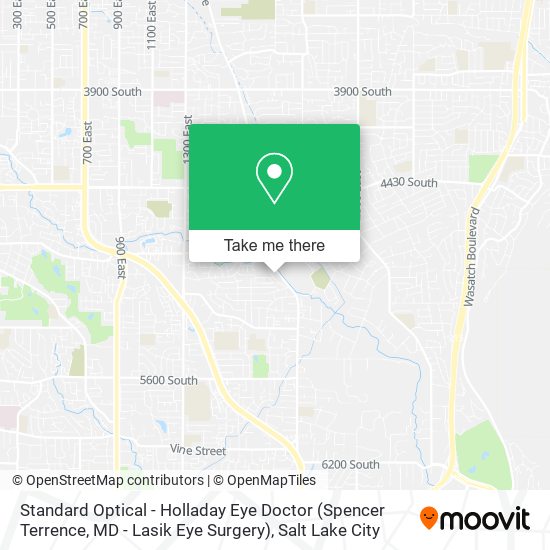 Mapa de Standard Optical - Holladay Eye Doctor (Spencer Terrence, MD - Lasik Eye Surgery)