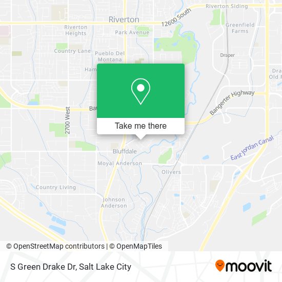 S Green Drake Dr map