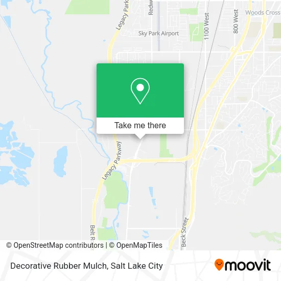 Decorative Rubber Mulch map