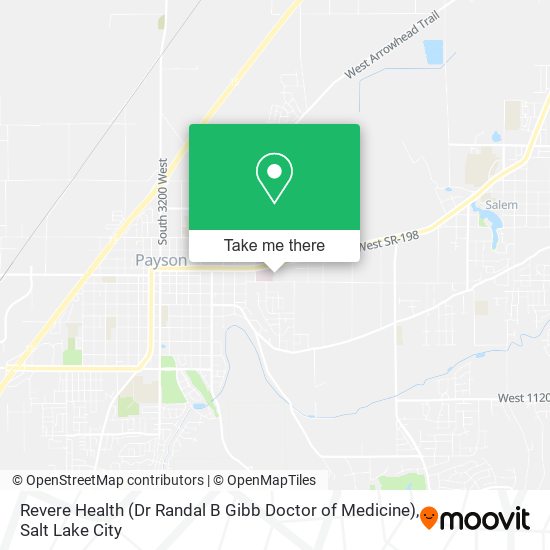 Mapa de Revere Health (Dr Randal B Gibb Doctor of Medicine)