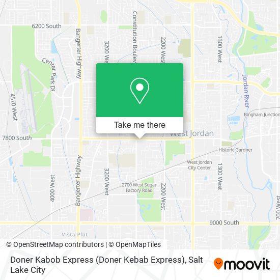 Mapa de Doner Kabob Express (Doner Kebab Express)