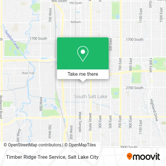 Timber Ridge Tree Service map