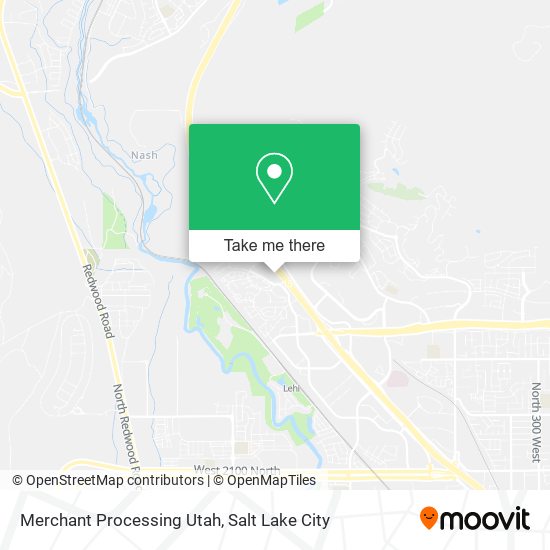 Mapa de Merchant Processing Utah