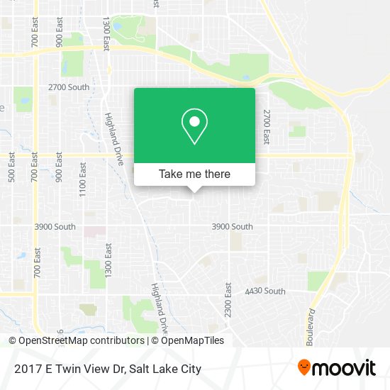 2017 E Twin View Dr map