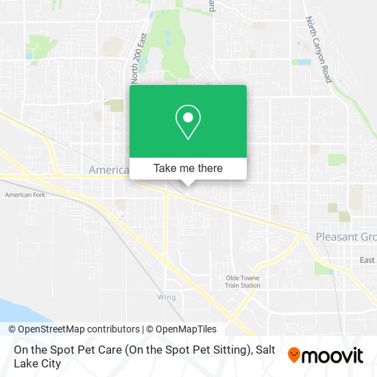 On the Spot Pet Care map