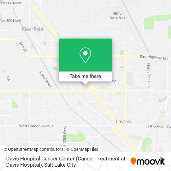 Mapa de Davis Hospital Cancer Center (Cancer Treatment at Davis Hospital)