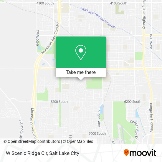 Mapa de W Scenic Ridge Cir