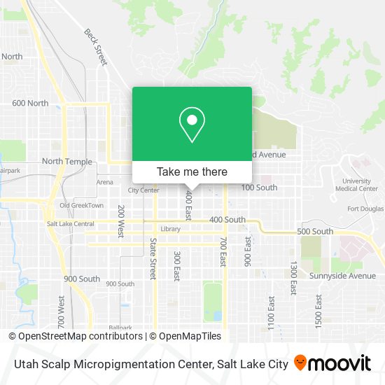 Utah Scalp Micropigmentation Center map