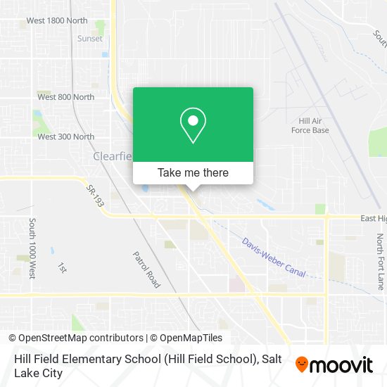 Hill Field Elementary School map