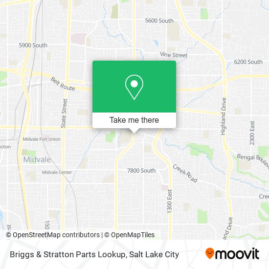 Mapa de Briggs & Stratton Parts Lookup