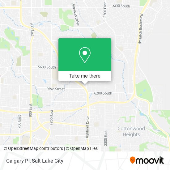 Calgary Pl map