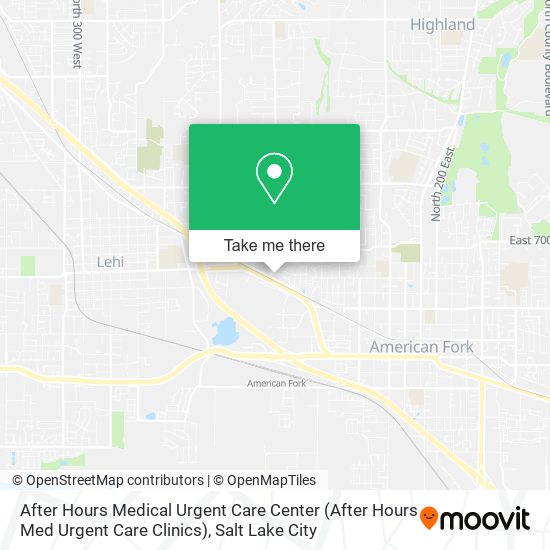 Mapa de After Hours Medical Urgent Care Center (After Hours Med Urgent Care Clinics)
