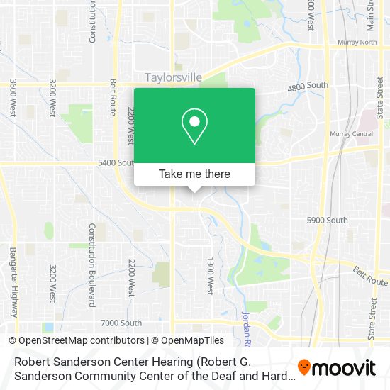 Robert Sanderson Center Hearing map