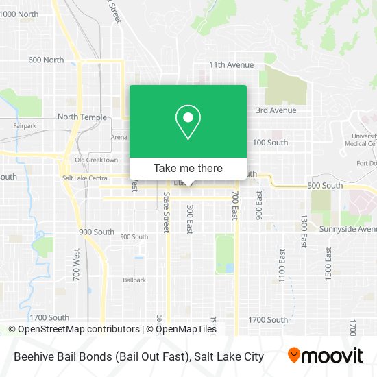 Mapa de Beehive Bail Bonds (Bail Out Fast)