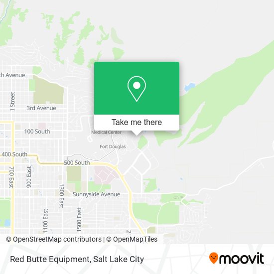 Red Butte Equipment map