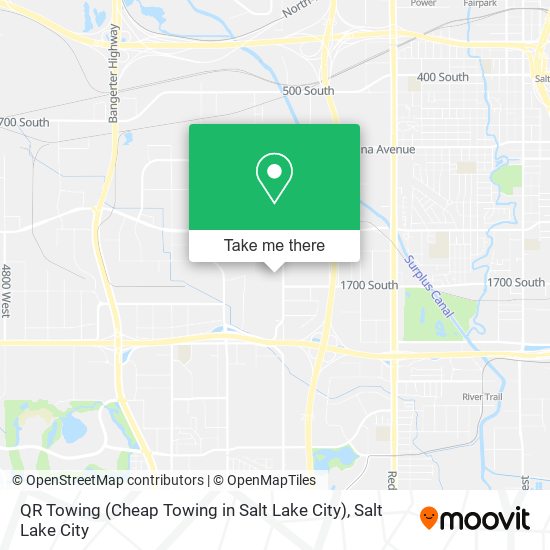 QR Towing (Cheap Towing in Salt Lake City) map