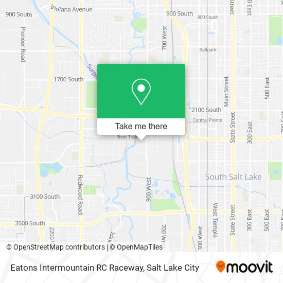 Mapa de Eatons Intermountain RC Raceway