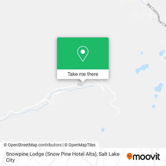 Mapa de Snowpine Lodge (Snow Pine Hotel Alta)