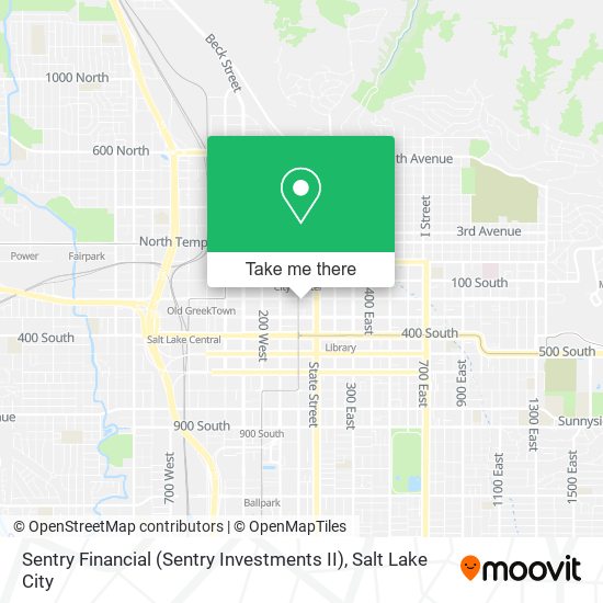 Sentry Financial (Sentry Investments II) map