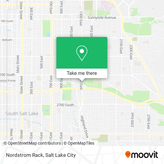 Nordstrom Rack map