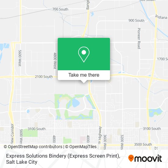 Express Solutions Bindery (Express Screen Print) map