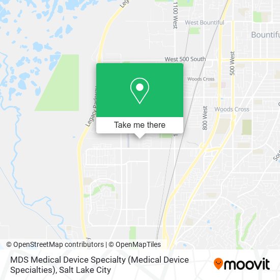 MDS Medical Device Specialty (Medical Device Specialties) map