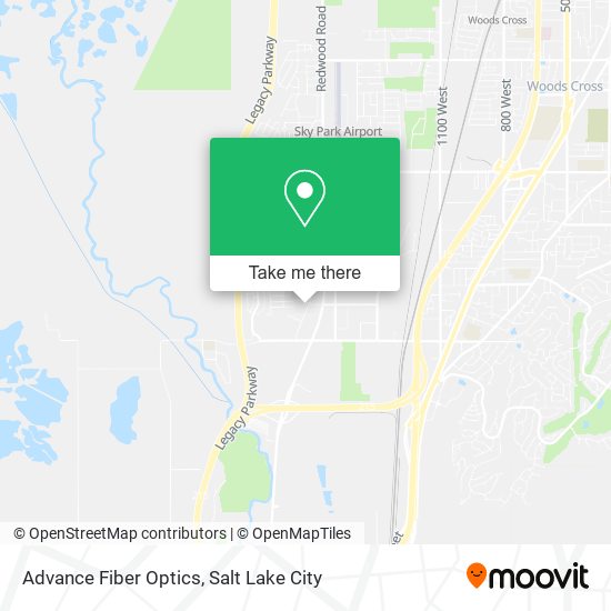 Mapa de Advance Fiber Optics