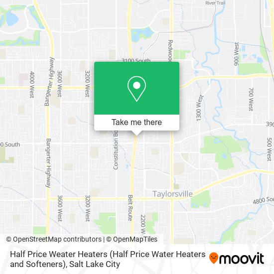 Mapa de Half Price Weater Heaters (Half Price Water Heaters and Softeners)