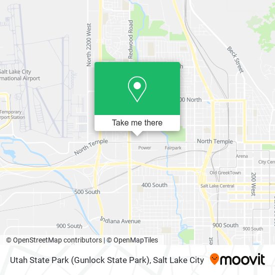 Mapa de Utah State Park (Gunlock State Park)