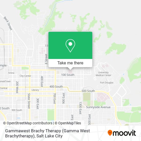 Mapa de Gammawest Brachy Therapy (Gamma West Brachytherapy)