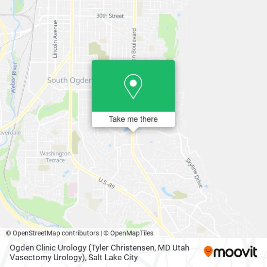 Ogden Clinic Urology (Tyler Christensen, MD Utah Vasectomy Urology) map