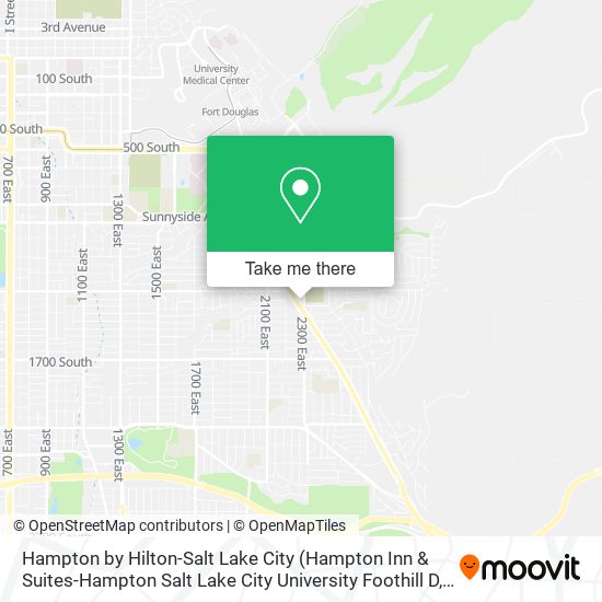 Mapa de Hampton by Hilton-Salt Lake City