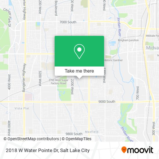 2018 W Water Pointe Dr map