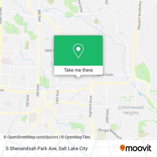 Mapa de S Shenandoah Park Ave