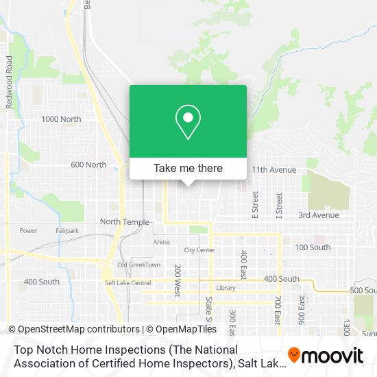 Mapa de Top Notch Home Inspections (The National Association of Certified Home Inspectors)