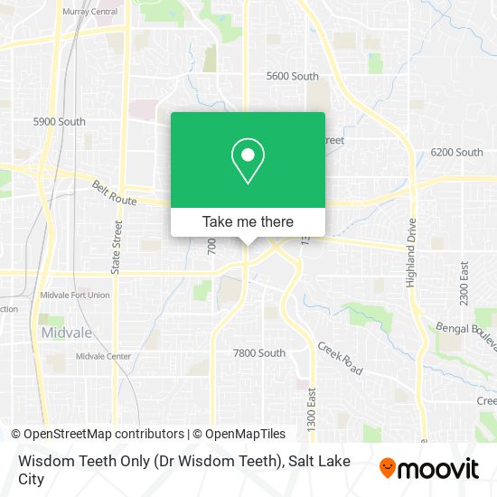 Mapa de Wisdom Teeth Only (Dr Wisdom Teeth)