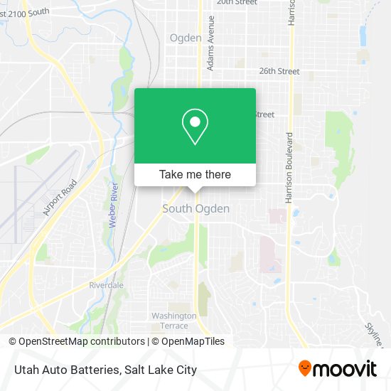 Mapa de Utah Auto Batteries