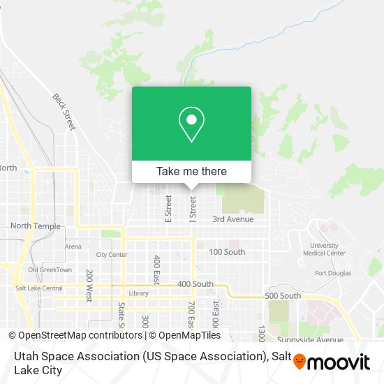 Utah Space Association (US Space Association) map