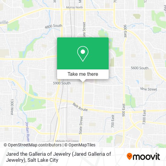 Jared the Galleria of Jewelry map