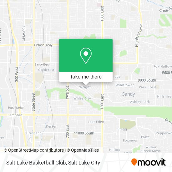 Salt Lake Basketball Club map