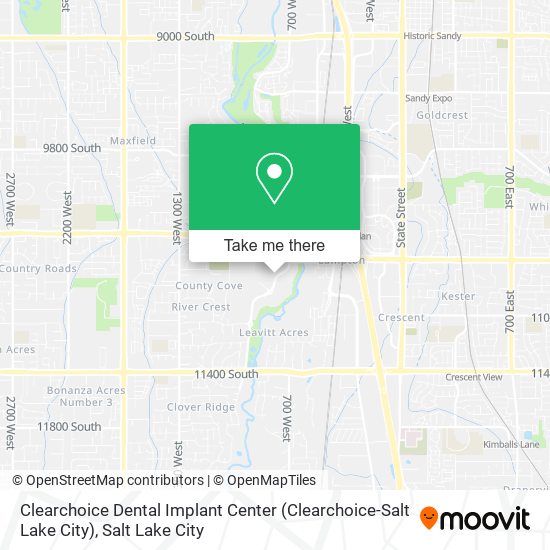 Mapa de Clearchoice Dental Implant Center (Clearchoice-Salt Lake City)