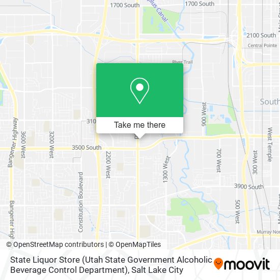 State Liquor Store (Utah State Government Alcoholic Beverage Control Department) map