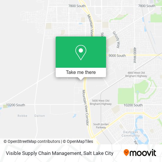 Mapa de Visible Supply Chain Management