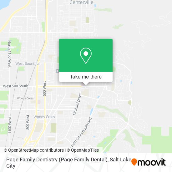 Mapa de Page Family Dentistry (Page Family Dental)