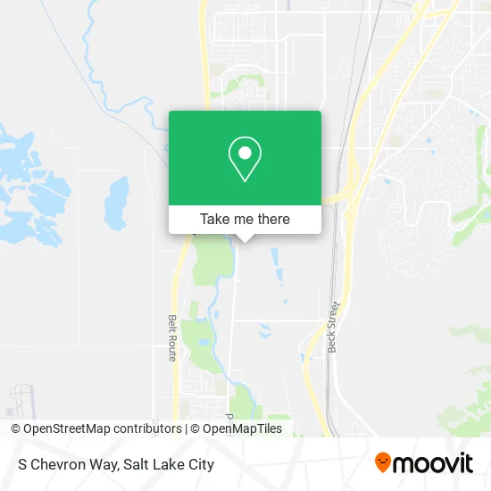 S Chevron Way map